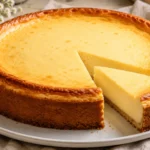 Klassischer Käsekuchen mit cremiger Quarkfüllung und knusprigem Boden
