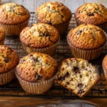 Saftige Bananen Muffins frisch gebacken